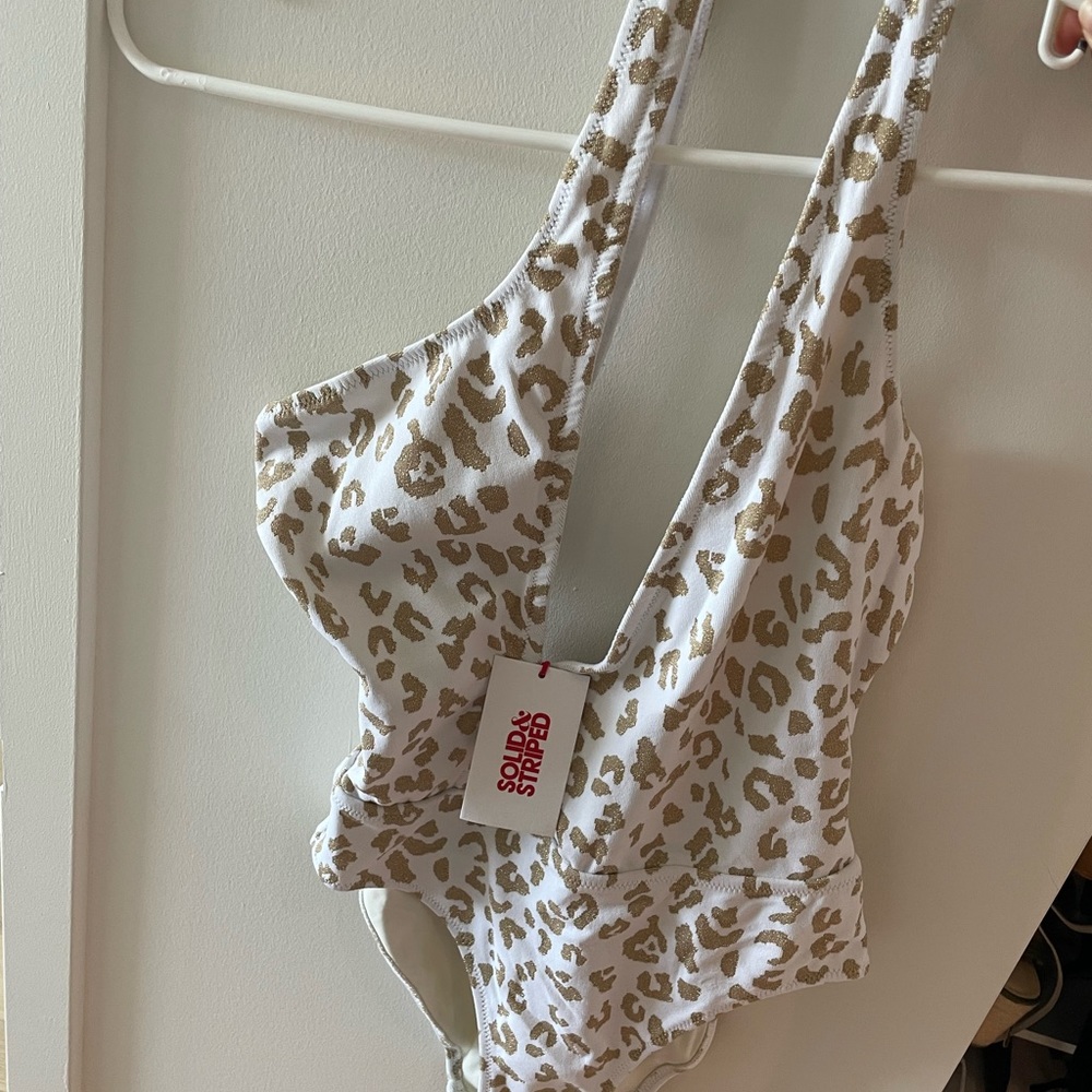 Issi gold one-piece from Solid & Stripe.NWT